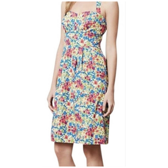 Anthropologie Dresses & Skirts - Girls from‎ Savoy Garden Party Halter Dress Sz 0